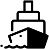 icono de un barco