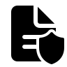 icono minimalista de privacidad